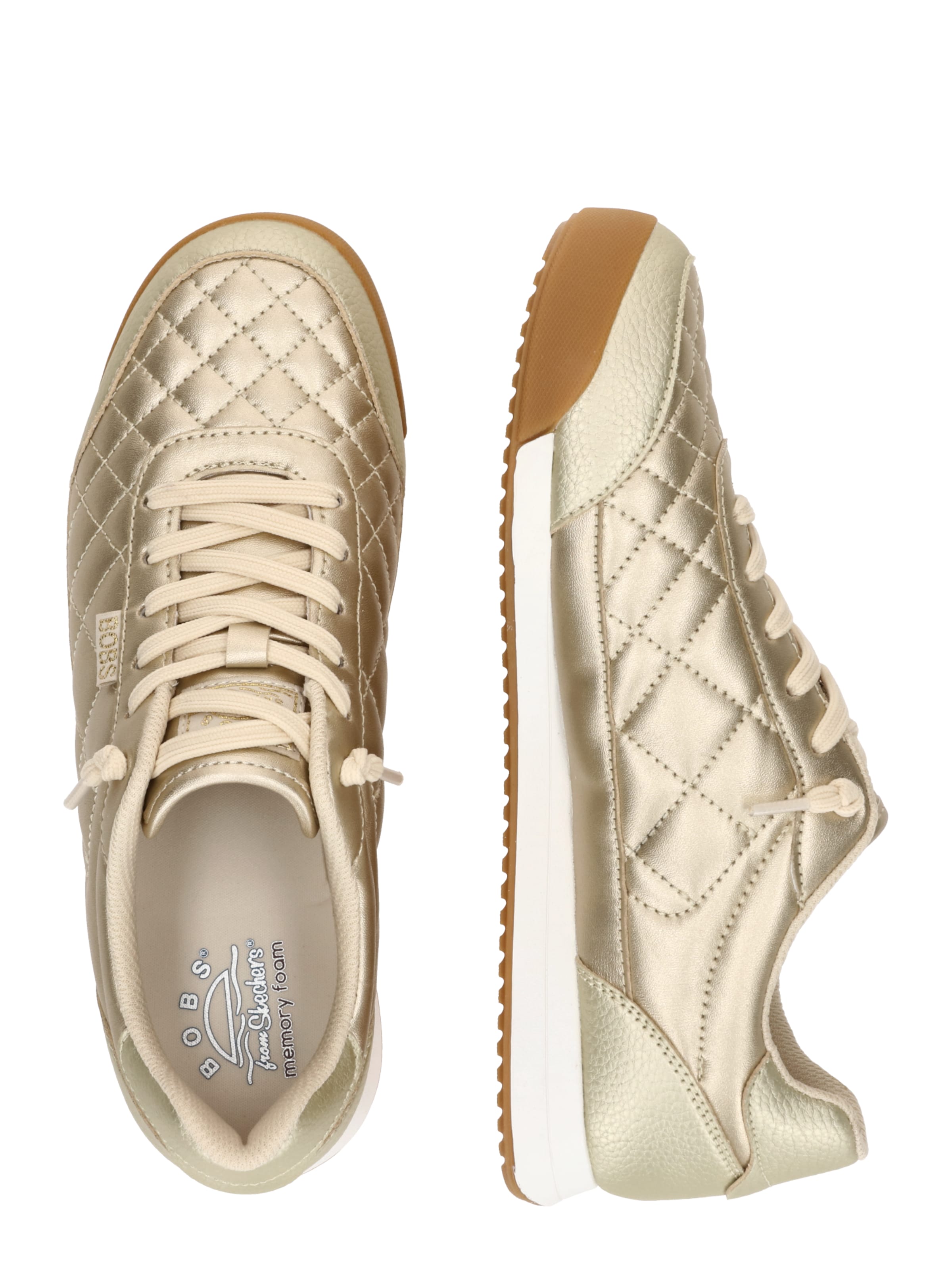 Baskets basses 'BOBS BILLIE' SKECHERS en or