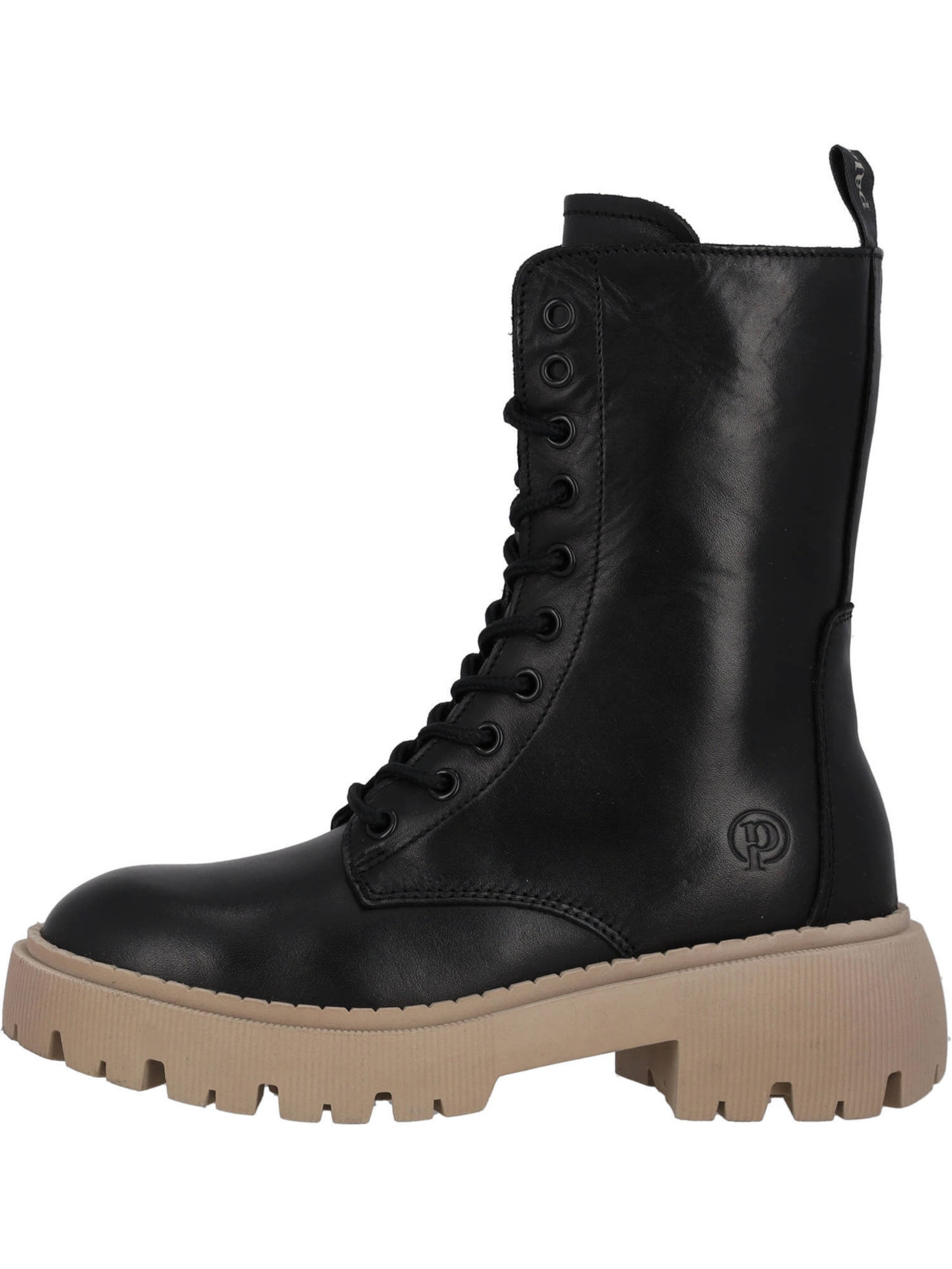 Palado Šnurovacie členkové čižmy 'Delos' - Čierna: predná strana