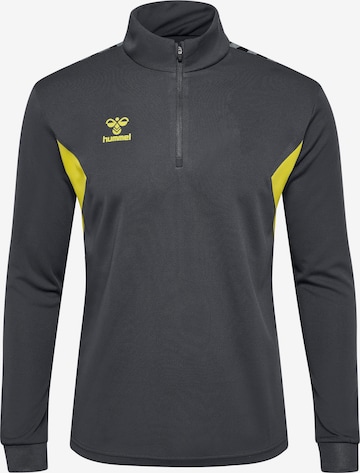 Hummel Sportsweatshirt 'AUTHENTIC' in Grijs: voorkant