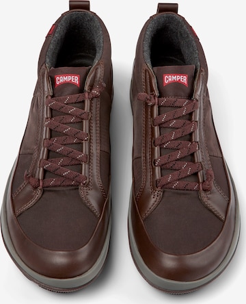 CAMPER Lace-Up Boots 'Peu Pista' in Brown