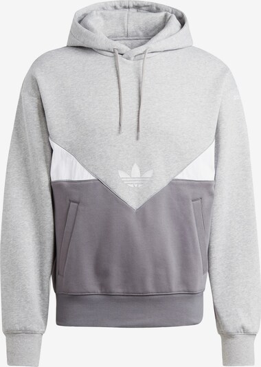 ADIDAS ORIGINALS Sweatshirt 'Adicolor Seasonal' in hellgrau / dunkelgrau / weiß, Produktansicht