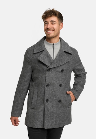 INDICODE JEANS Winterjas 'INParade' in Grijs: voorkant