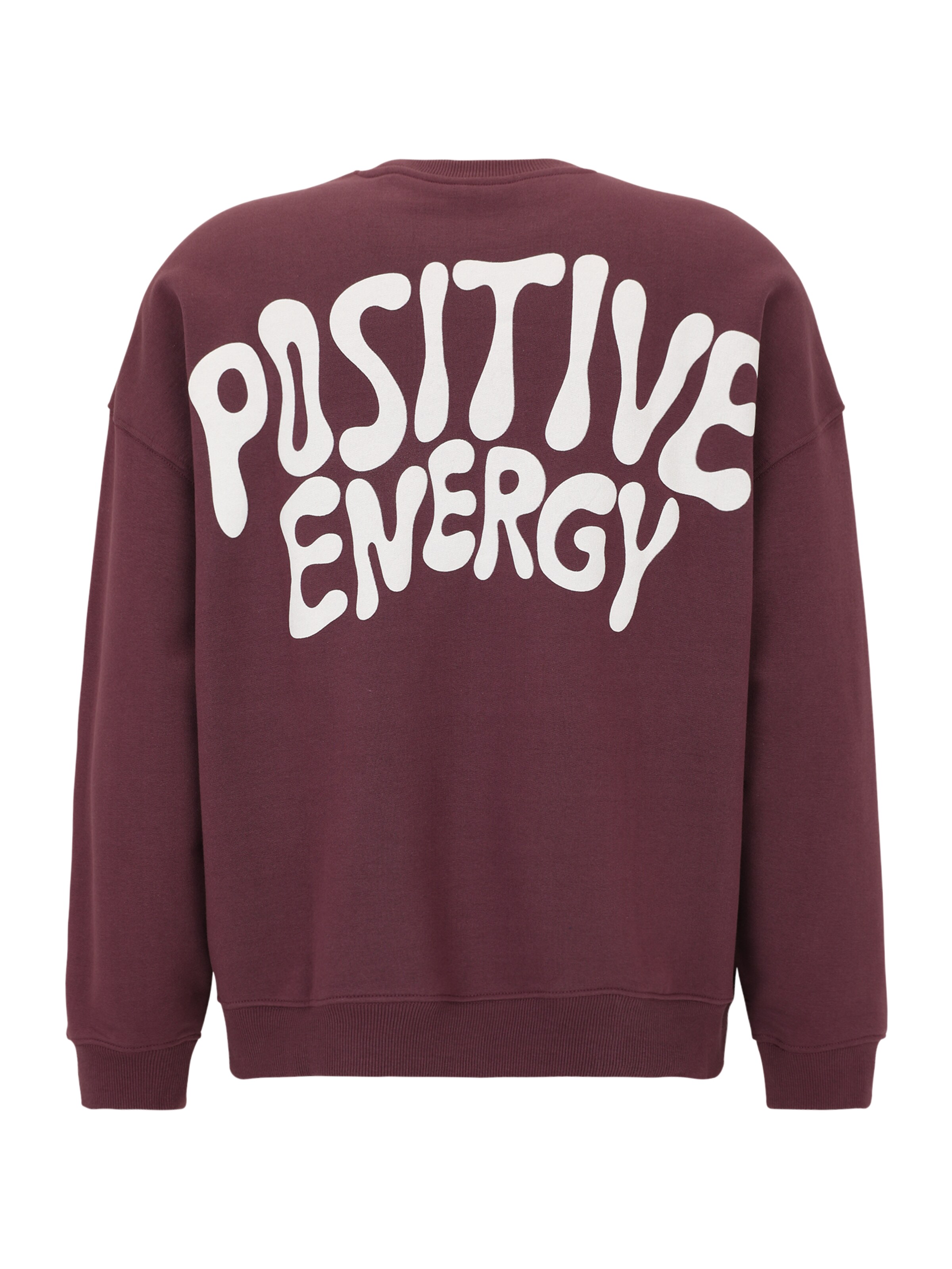 Sweat-shirt 'Positive Energy' On Vacation en rouge