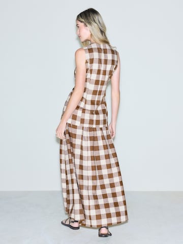 Gonna 'Gingham' di Next in marrone