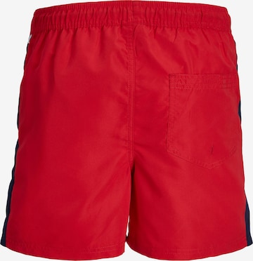 Pantaloncini da bagno 'FIJI' di JACK & JONES in rosso