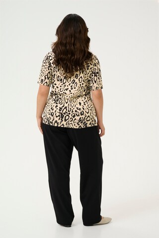 KAFFE CURVE Trui 'Lizzy' in Beige