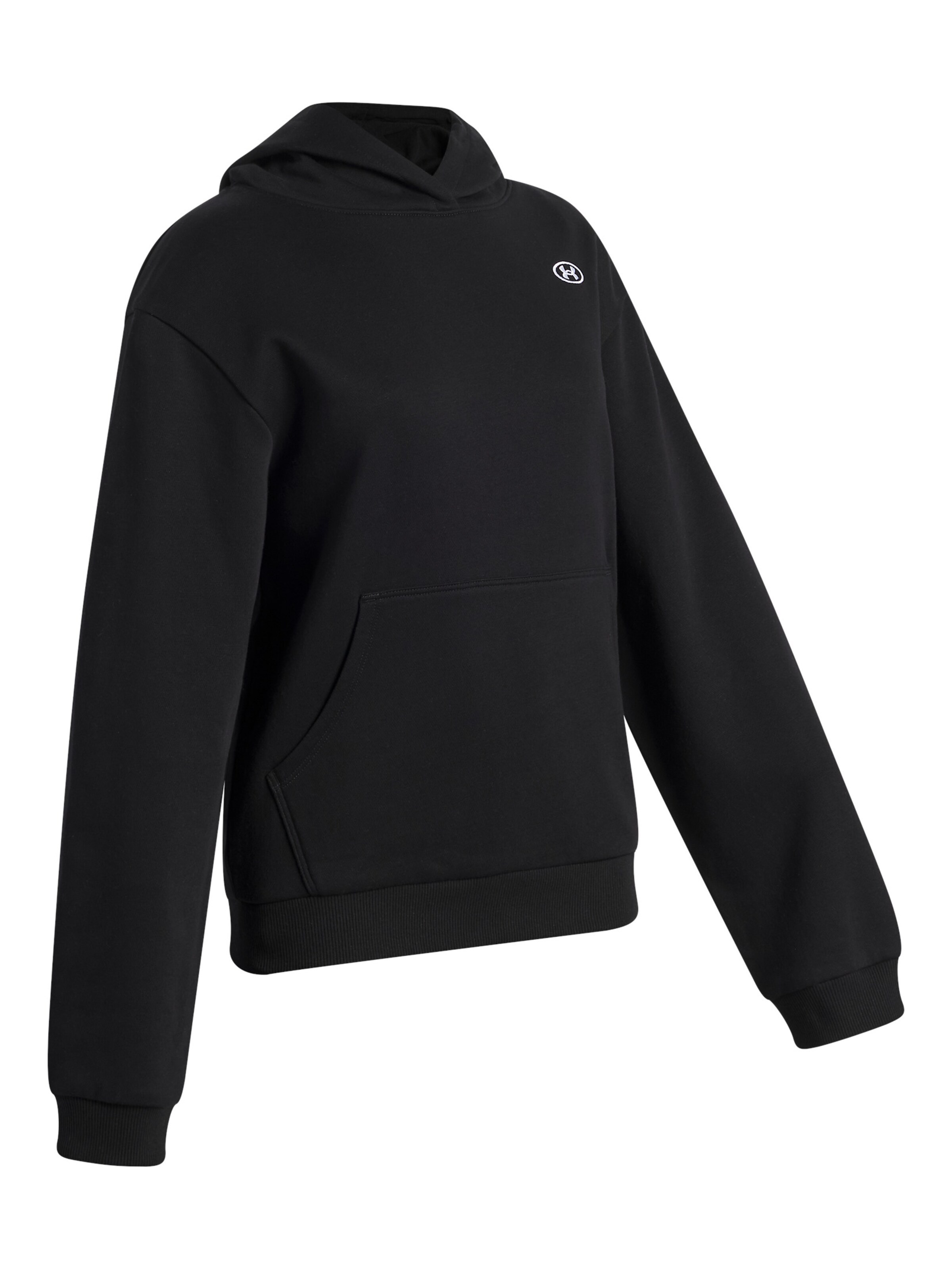 UNDER ARMOUR Sportief sweatshirt 'Rival' in Zwart