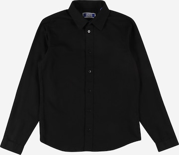 Jack & Jones Junior Button Up Shirt 'ORION' in Black: front
