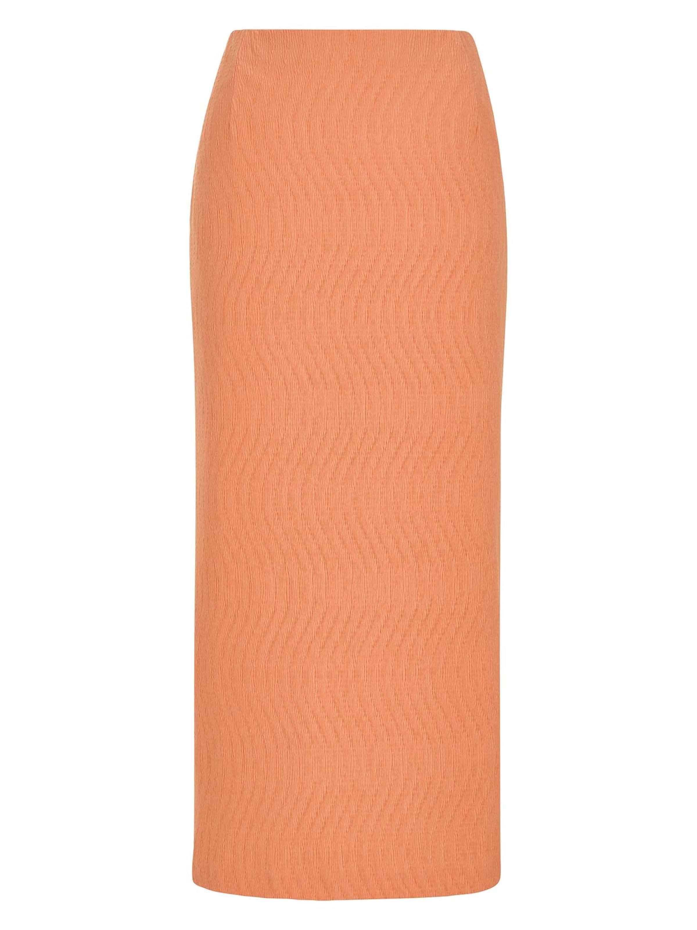 Jupe MADELEINE en orange : devant