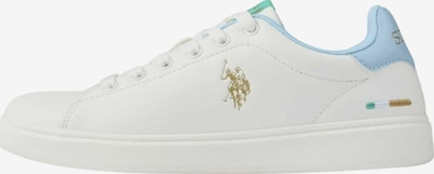 U.S. POLO ASSN. Matalavartiset tennarit 'UWMarlyn' koossa 36 värissä vaaleansininen / valkoinen, Tuotenäkymä