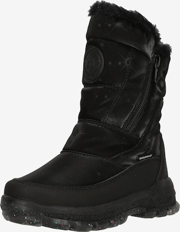 ZigZag Snowboots 'Lamia' in Schwarz: Vorderseite
