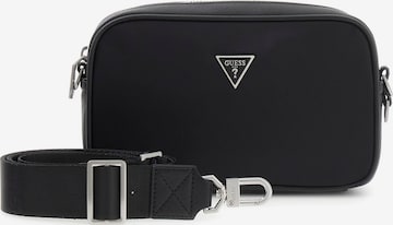GUESS - Mala de ombro 'MILANO' em preto: frente