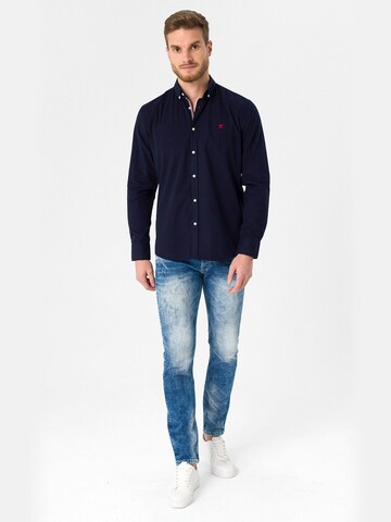 Coupe regular Chemise Jacey Quinn en bleu