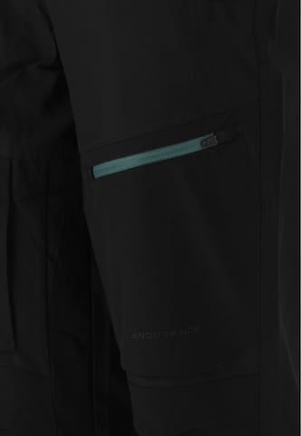 ENDURANCE Tapered Workout Pants 'Sparken' in Black