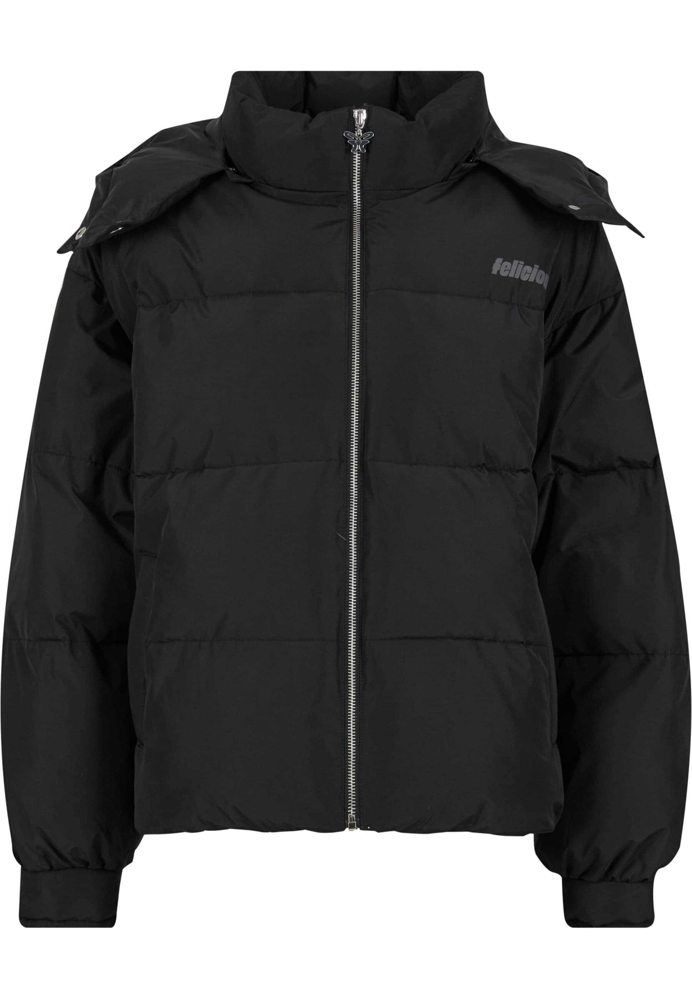 Giacca invernale di Felicious in nero: frontale