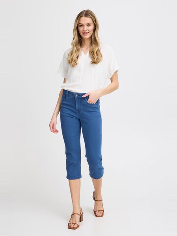 Fransa - Slimfit Vaquero 'Luxe' en azul
