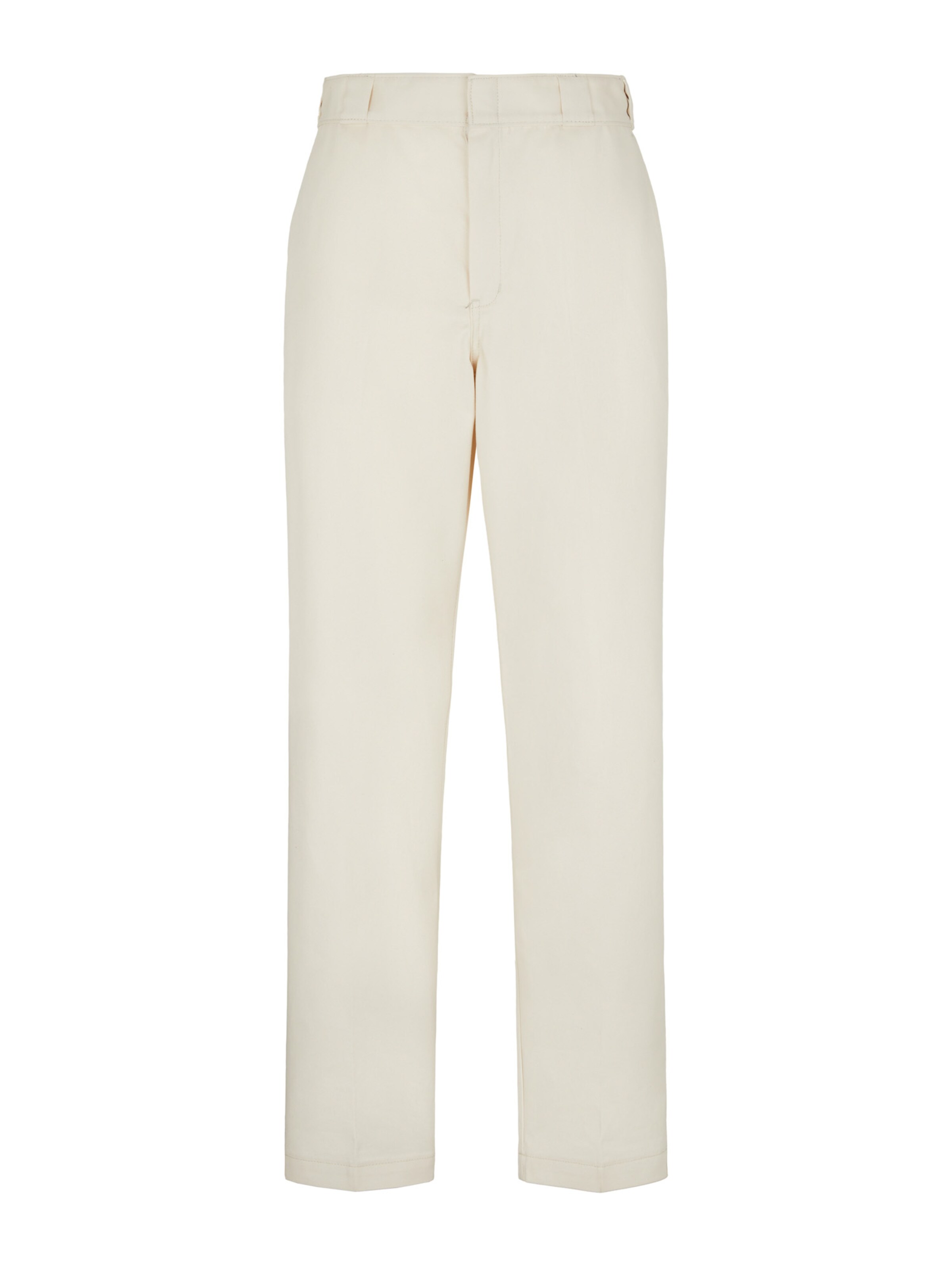 DICKIES Regular Trousers with creases '874' in White: front