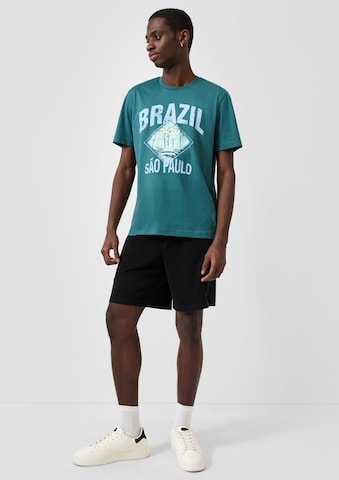QS Shirt in Blauw