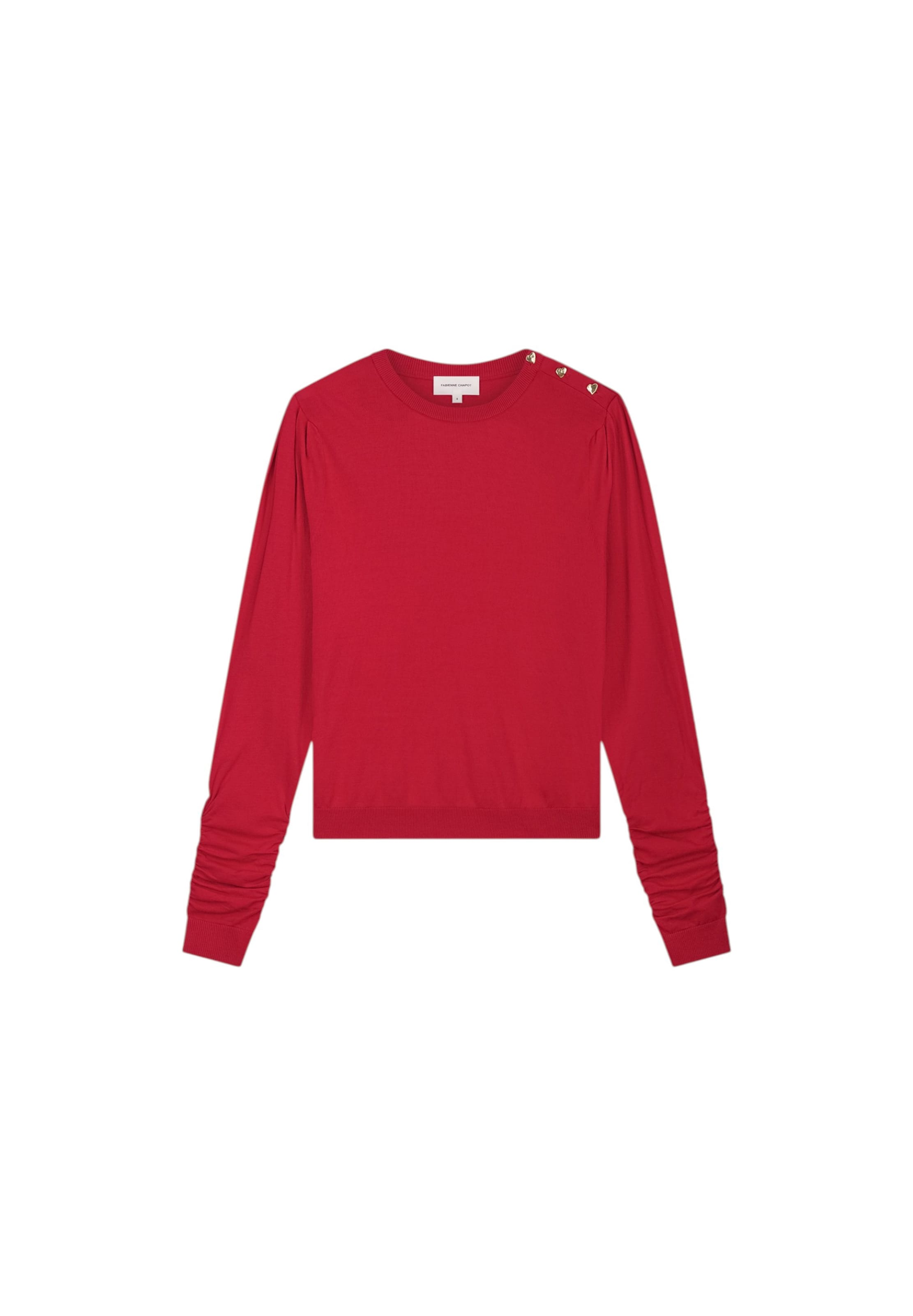 Fabienne Chapot Trui in Rood: voorkant