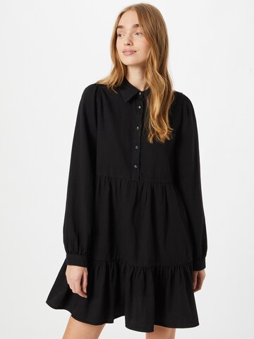 Funky Buddha Shirt dress in Black: front