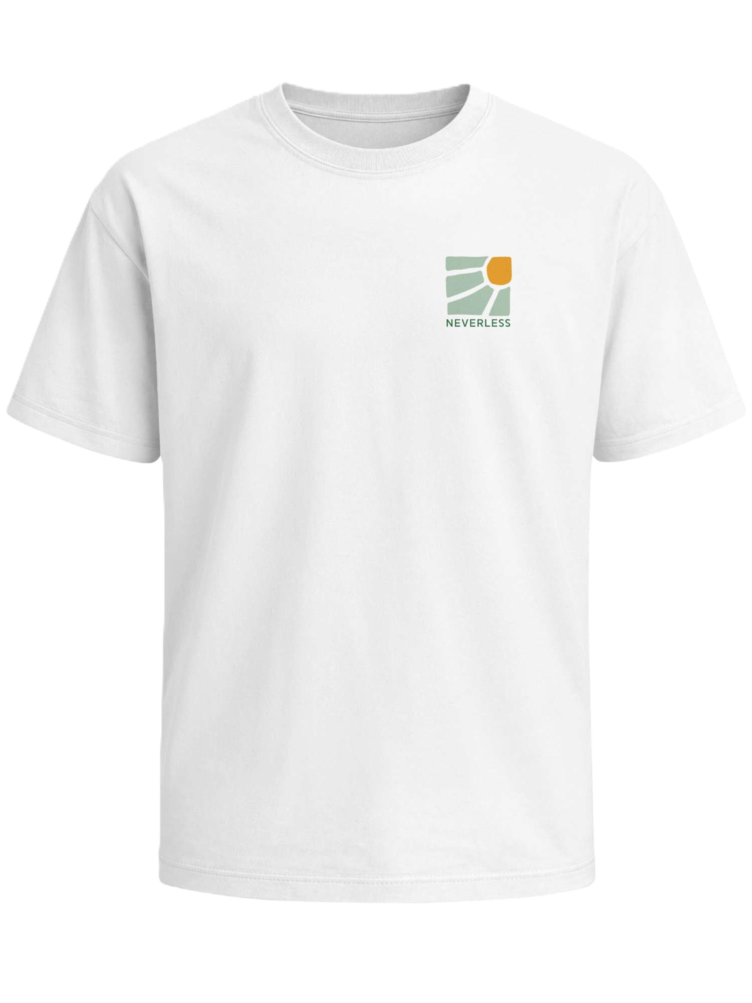 Neverless Shirt 'Resting Balance' in White: front