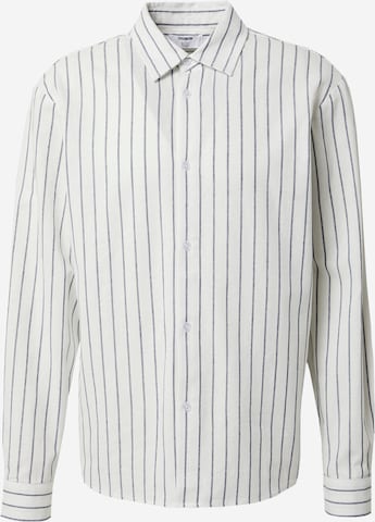 ABOUT YOU x Kevin Trapp Regular fit Button Up Shirt 'Raul' in White: front