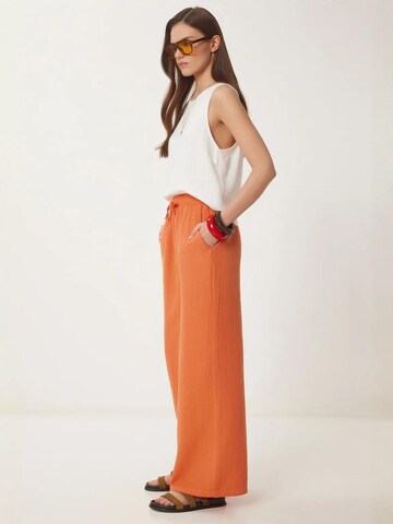 Wide Leg Pantalon 'Hose' Happiness İstanbul en orange