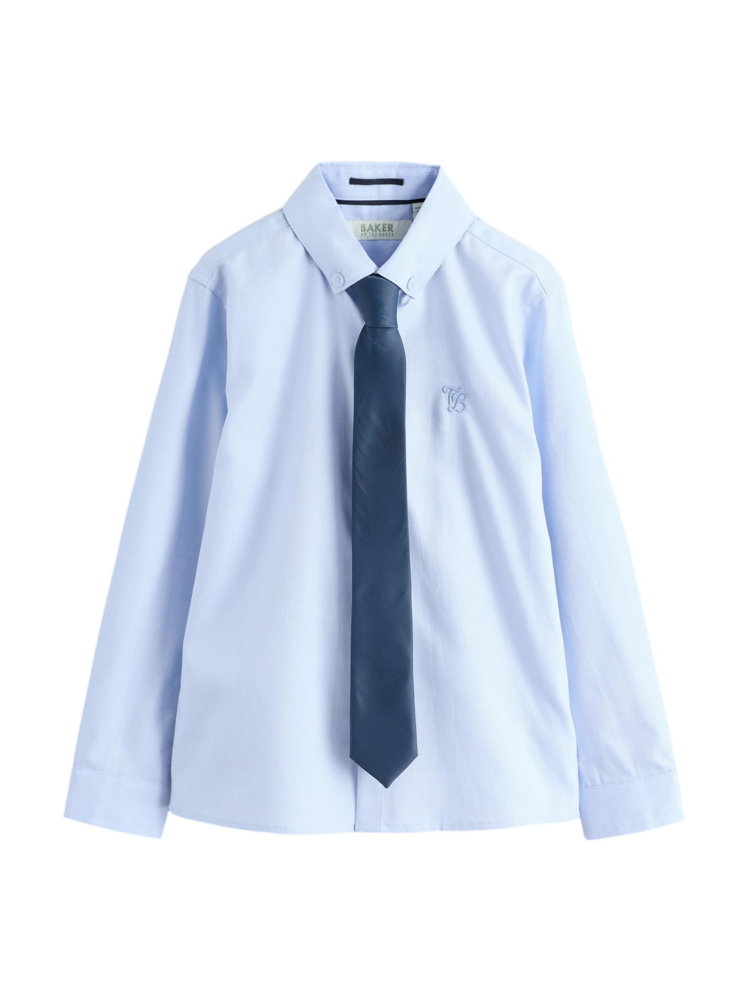 Baker by Ted Baker Regular fit Πουκάμισο σε μπλε: μπροστά