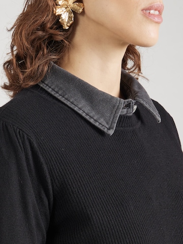 VERO MODA Pulover 'VMHOLLYKARIS' | črna barva