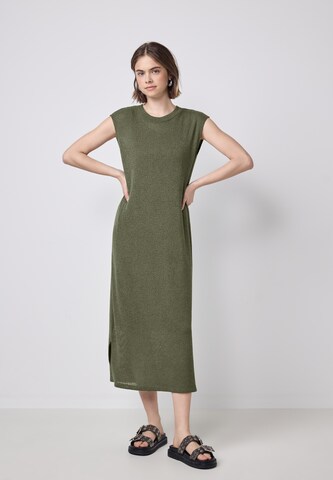 Street One Studio Knitted dress in Green: front