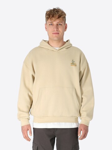 SPITZBUB Sweatshirt 'Oasis' in Beige: voorkant