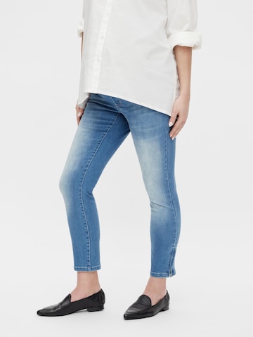 Slimfit Jeans 'Ritti' di MAMALICIOUS in blu: frontale