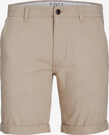 JACK & JONES regular Lærredsbukser 'Dave' i beige