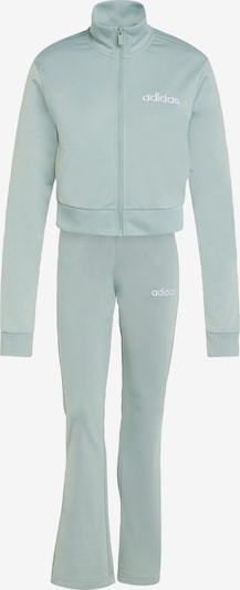 L dydžio Sportinis kostiumas iš ADIDAS SPORTSWEAR, spalva – pastelinė žalia / balta, Prekių apžvalga