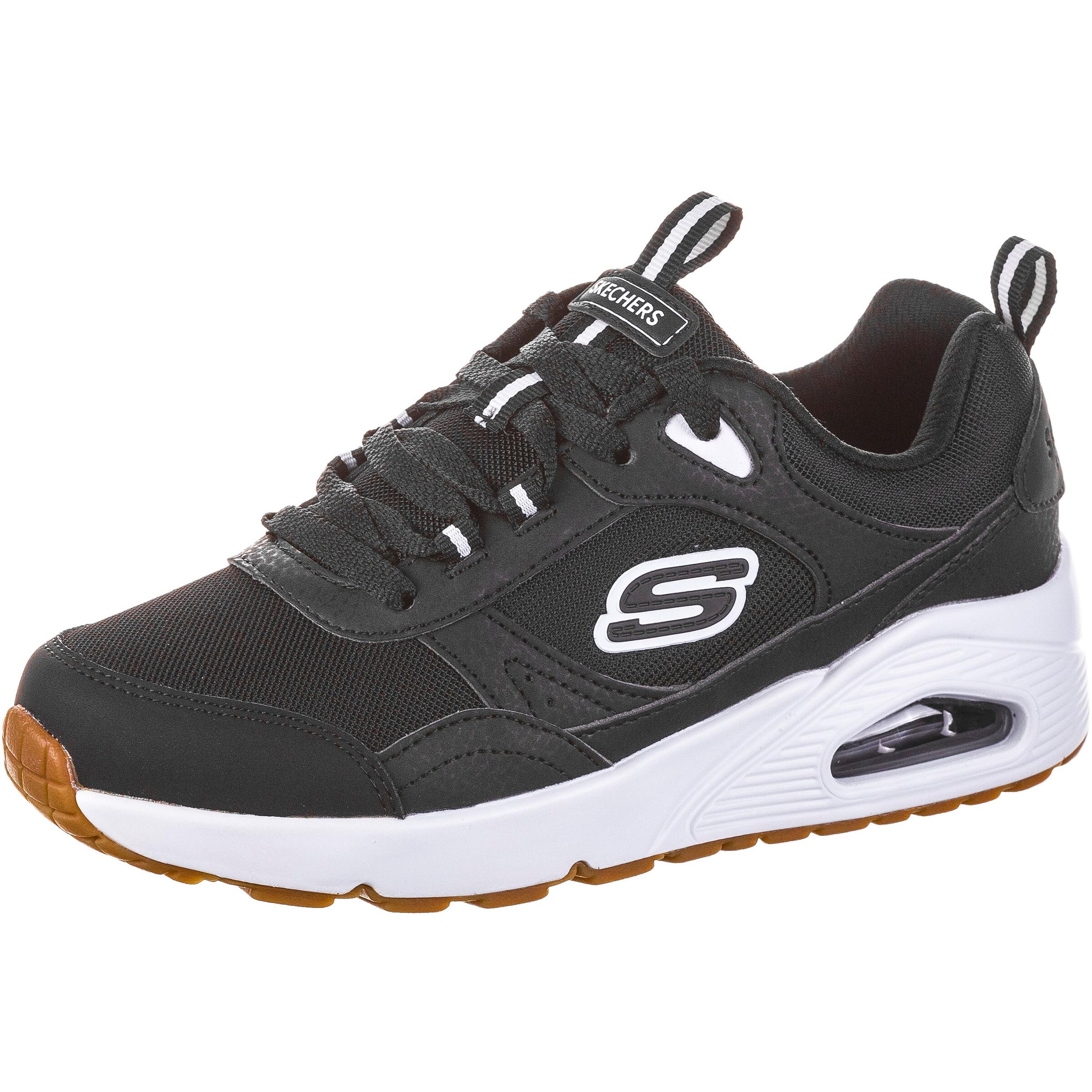 SKECHERS Sneakers 'Uno Retro - Groove' in Black: front