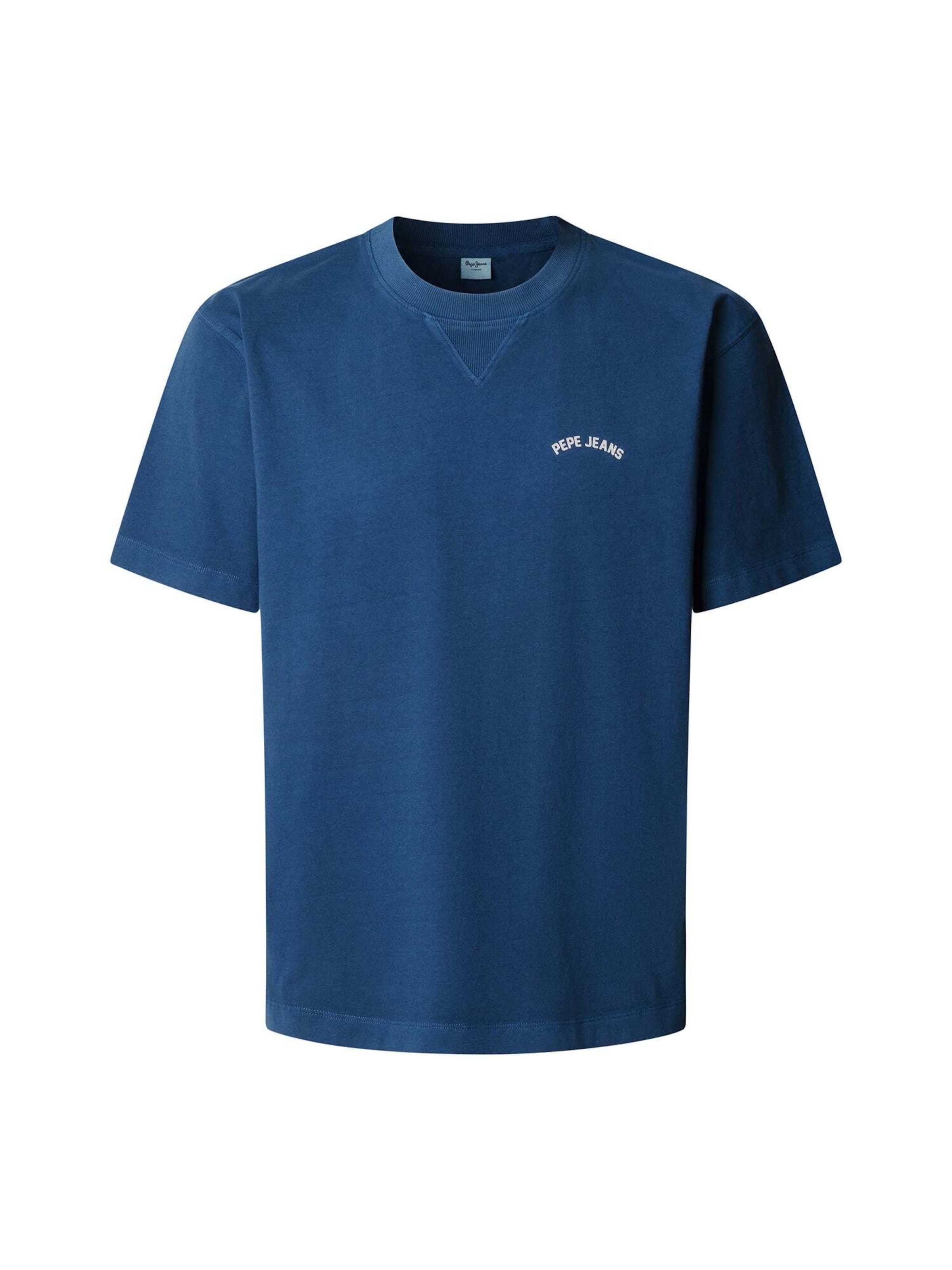 T-Shirt Pepe Jeans en bleu : devant