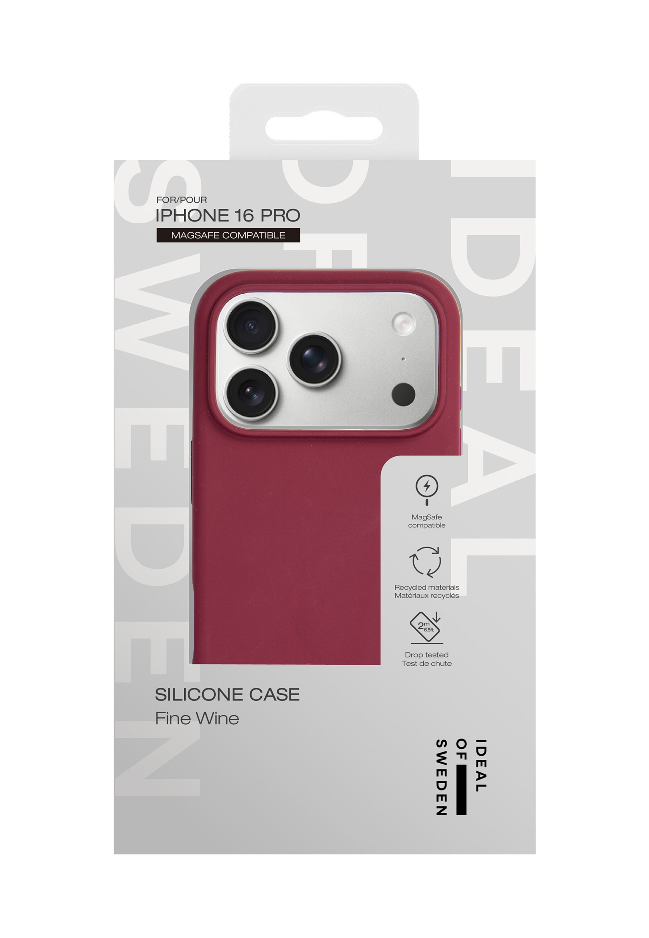 Custodia per smartphone 'MagSafe iPhone 16 Pro' di iDeal of Sweden in rosso