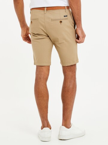 Threadbare Slimfit Hose 'Conta' in Braun