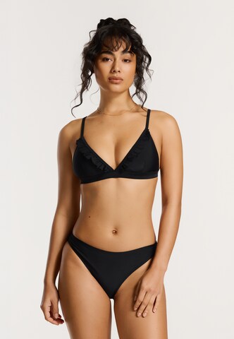 Shiwi Triangel Bikinitop 'Beau' in Schwarz: Vorderseite