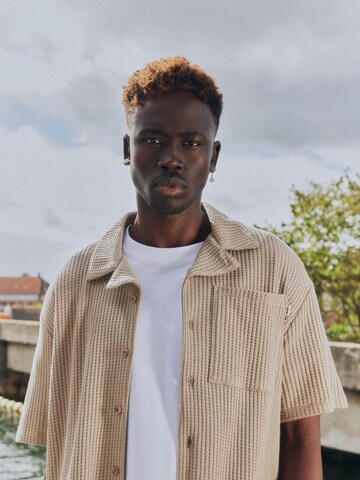 Fit confort Chemise ' SDUtley ' !Solid en marron