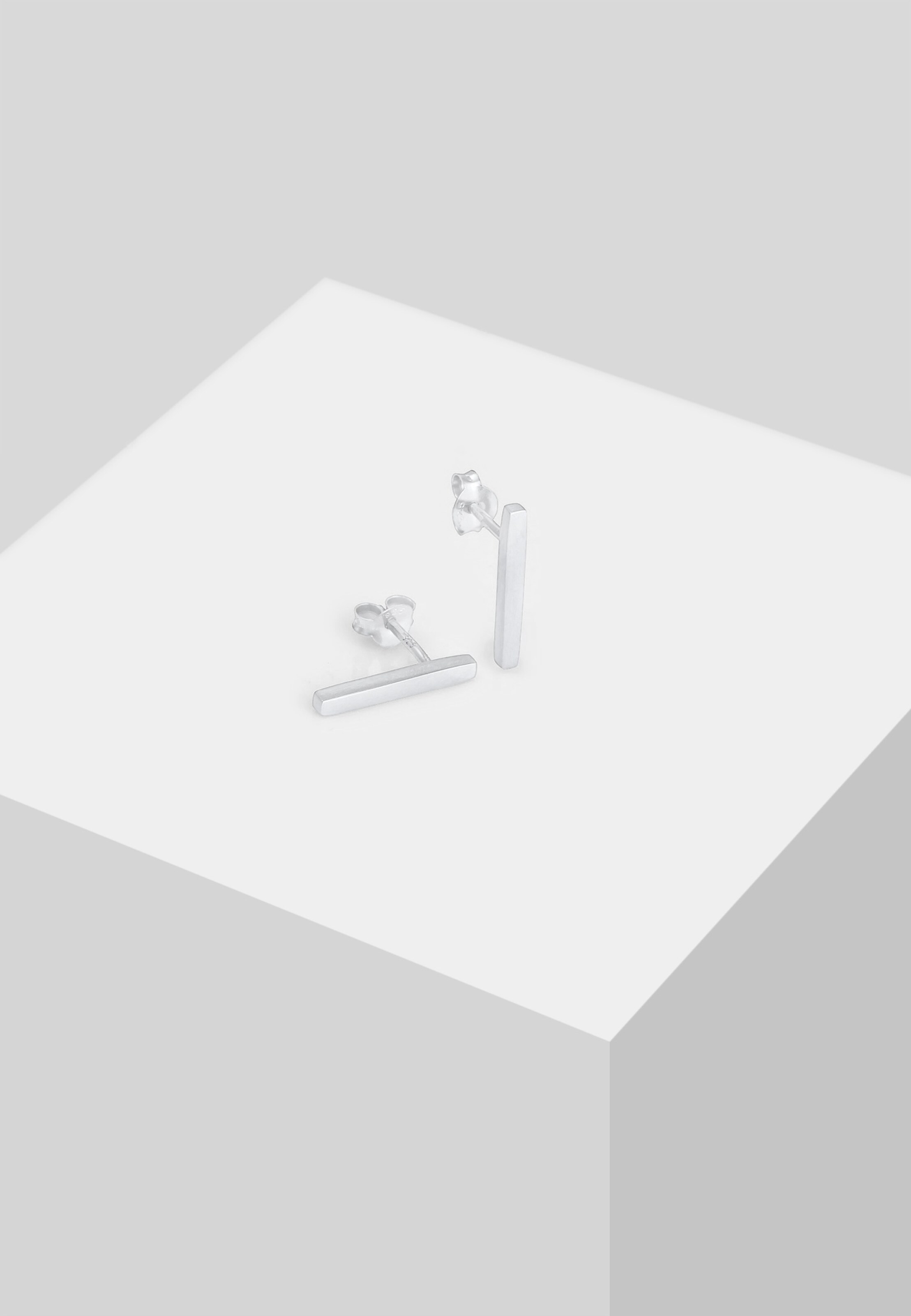 ELLI Earrings 'Geo, Stab' in Silver