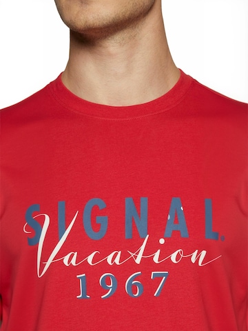 Coupe regular Chemise ' FinnSi ' Signal en rouge