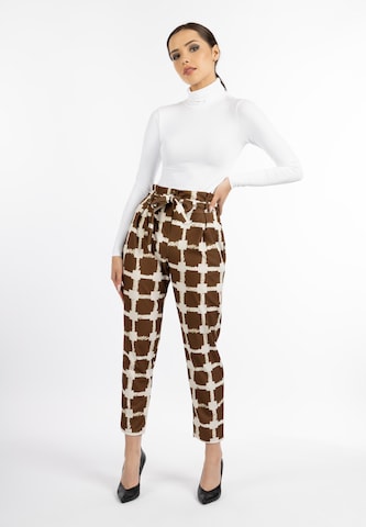 faina - regular Pantalón en marrón