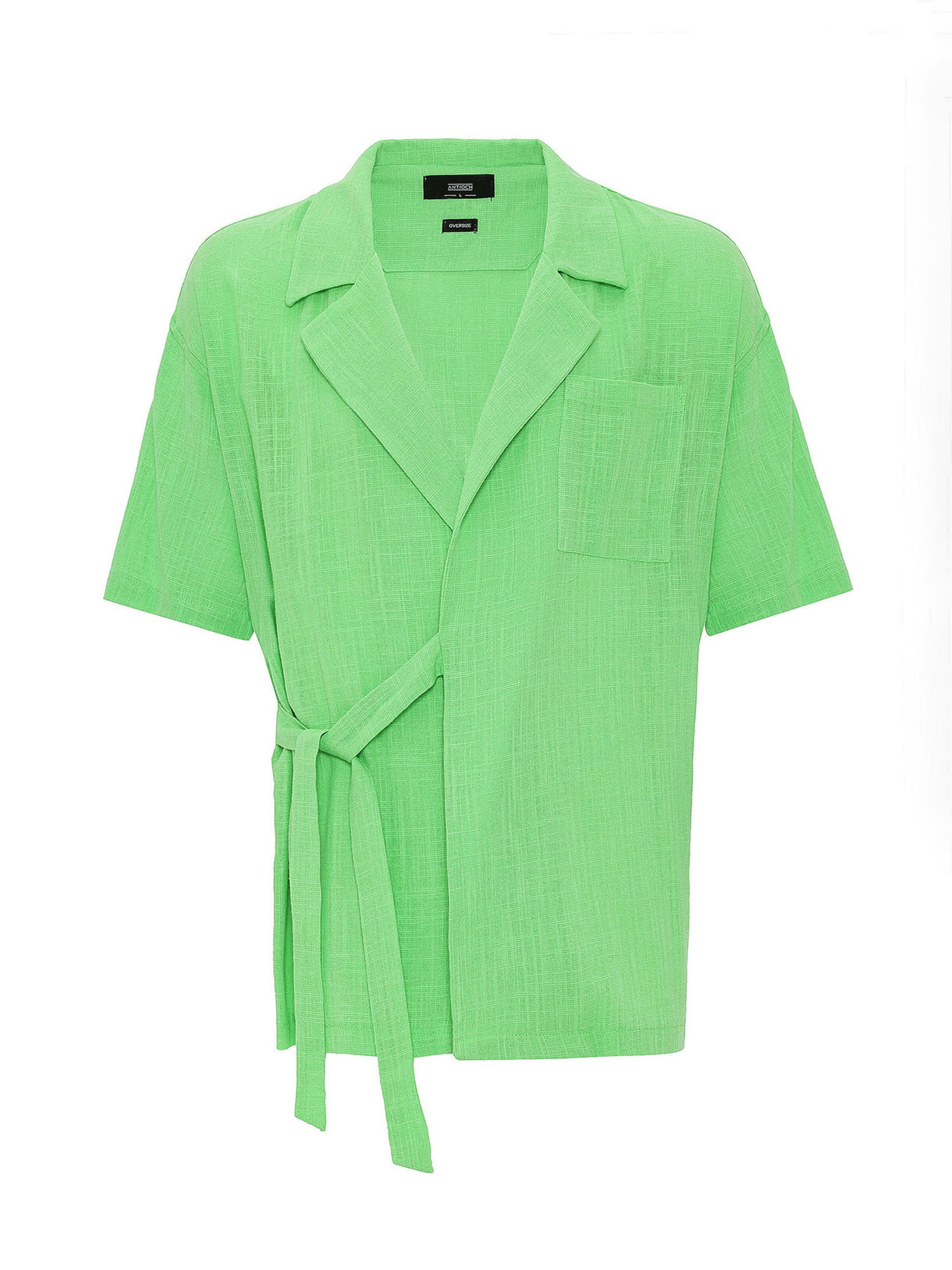 Antioch Regular Fit Hemd in Grün: Vorderseite