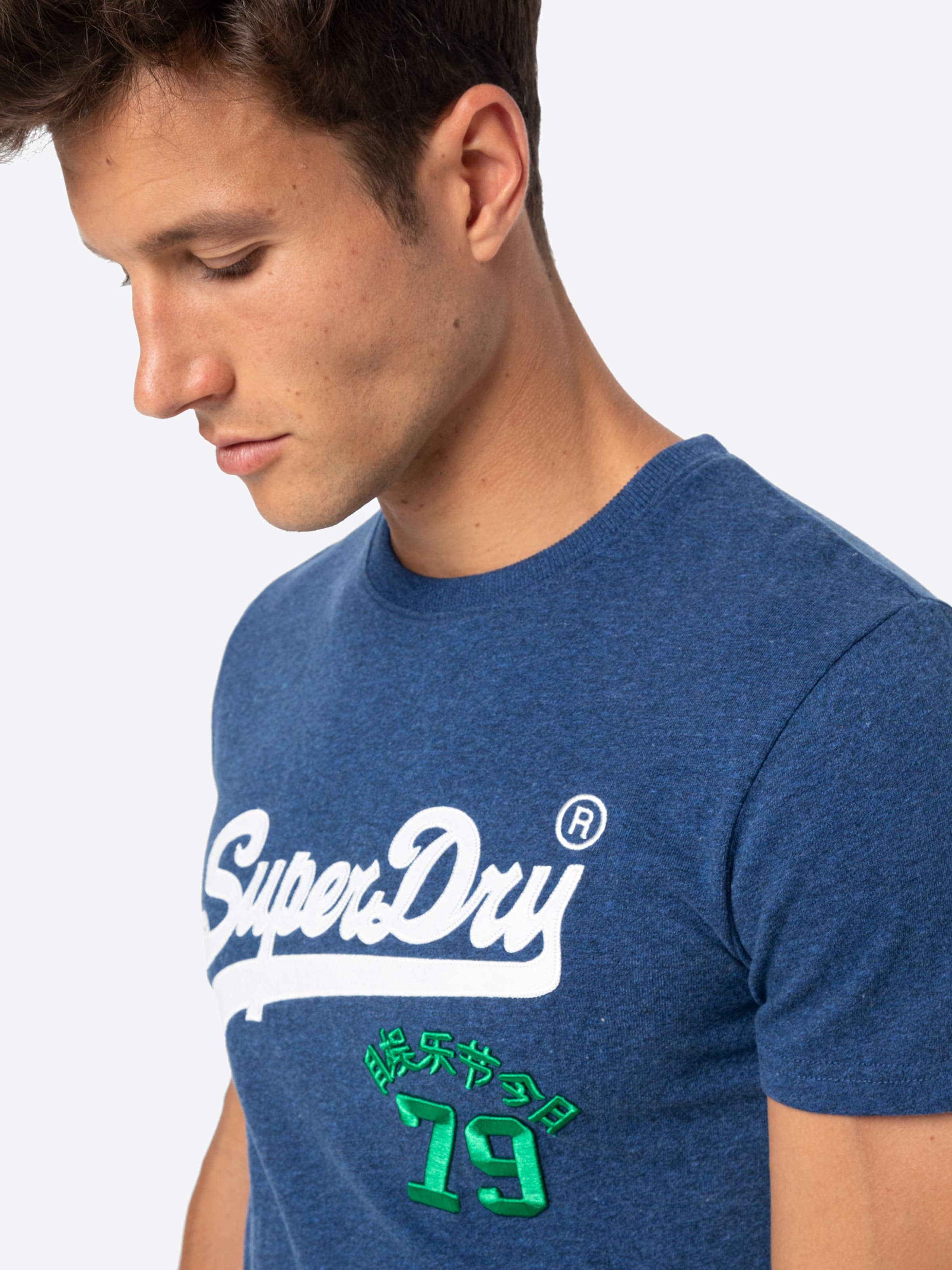 Homme T-Shirt SOURCE Superdry en Bleu 
