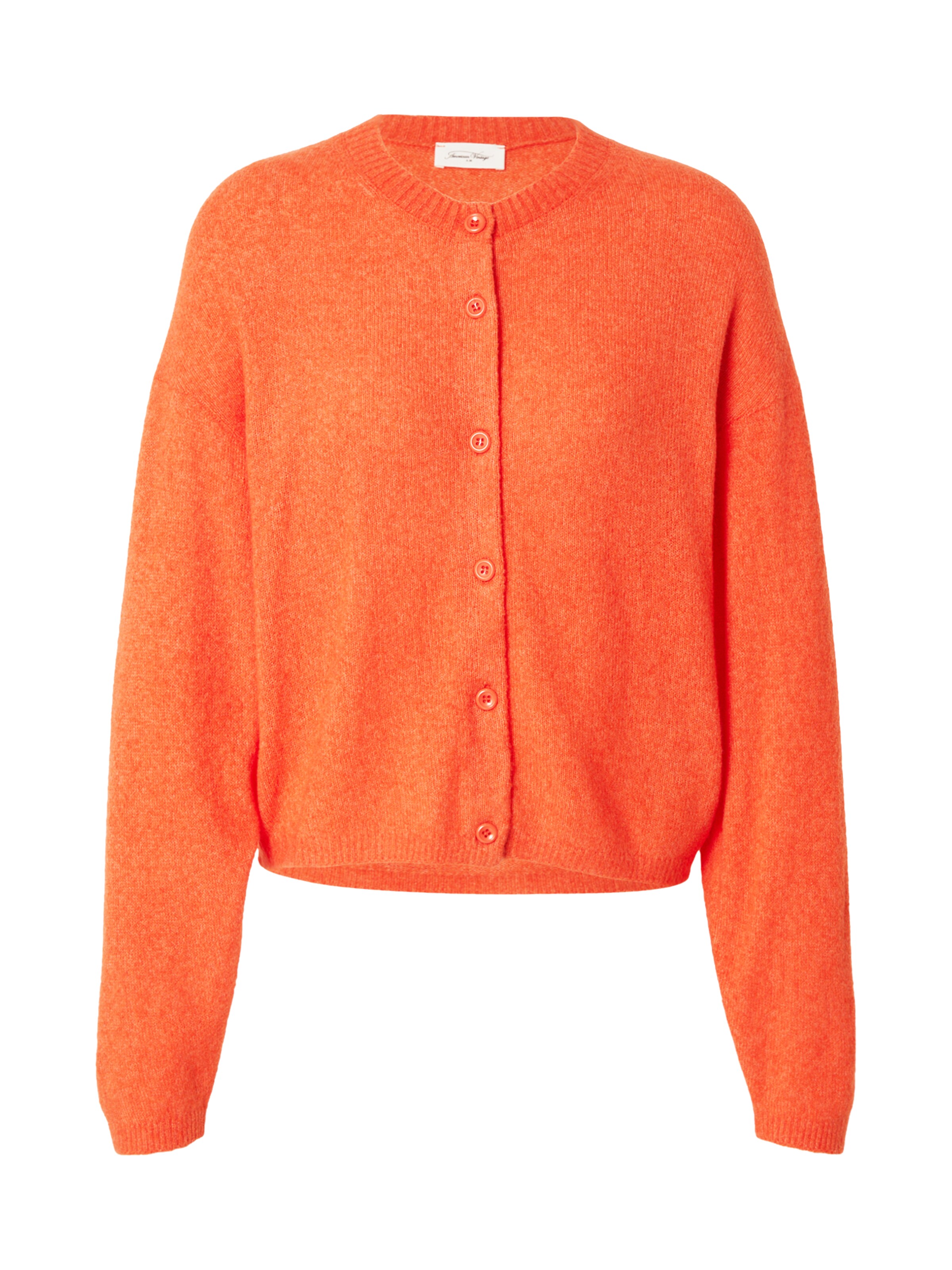 AMERICAN VINTAGE - Cárdigan 'OUITY' en rojo: frente