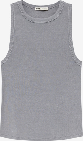 Top di Pull&Bear in grigio: frontale