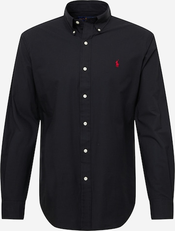 Polo Ralph Lauren Regular fit Button Up Shirt in Black: front