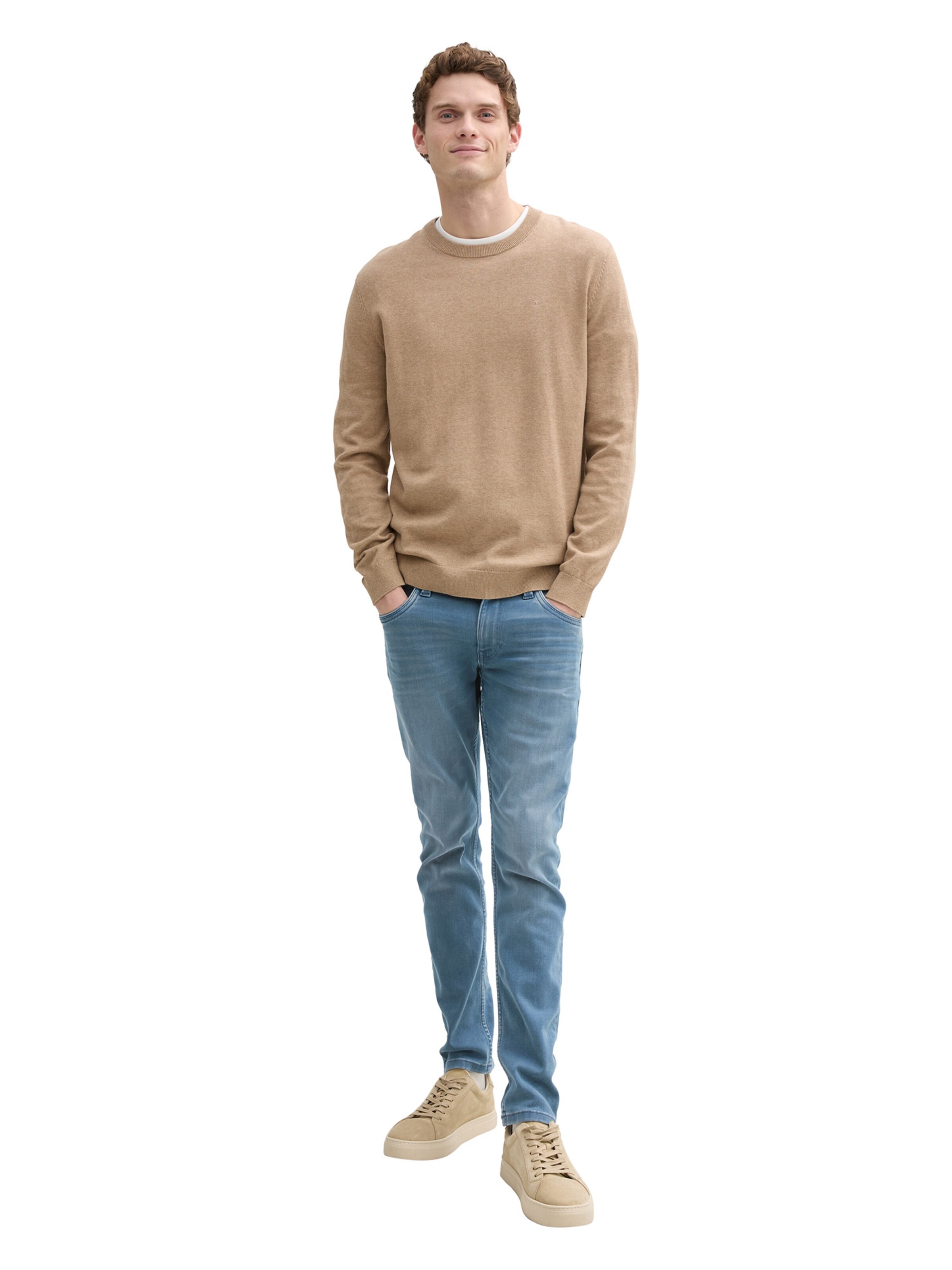 Skinny Jean 'Troy' TOM TAILOR en bleu