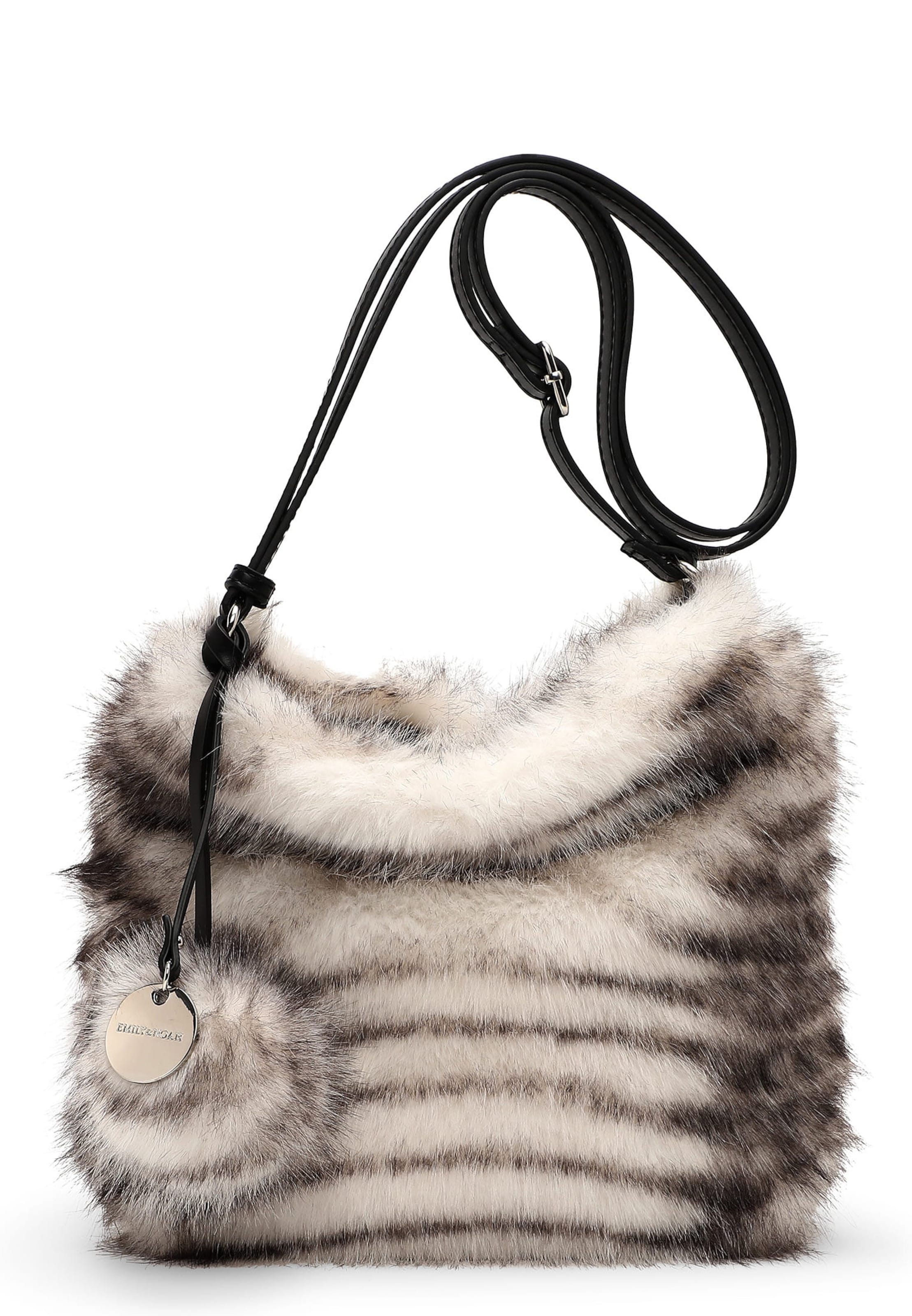 Emily & Noah Crossbody Bag 'Linette ' in Beige: front